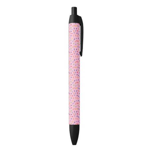 Stylo Noir L'Arc-en-ciel arrose pâle Confetti coloré (Bas (Vertical))