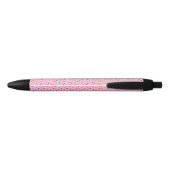 Stylo Noir L'Arc-en-ciel arrose pâle Confetti coloré (Dos)