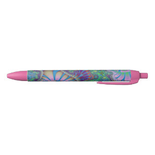 Stylo Noir Lavande et fonte verte