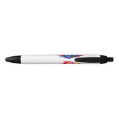 Stylo Noir Le cône de glace classique vibrant de SlipperyJoe' (Dos)