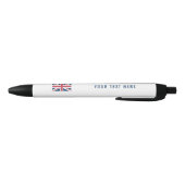 Stylo Noir Le drapeau britannique Union Jack (Bas)