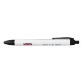 Stylo Noir Le drapeau britannique Union Jack (Haut)