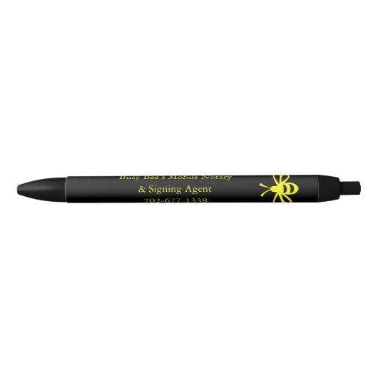 Stylo Noir Le notaire mobile de Busy Bee (Devant)