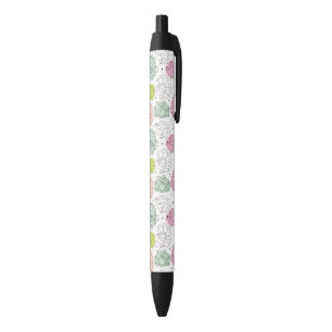 Stylo Noir le paon badine le cru de papier peint