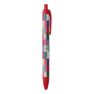 Stylo Noir le patchwork tricoté original ajuste rétro color