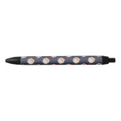 Stylo Noir Le père noël classique font face (Devant)