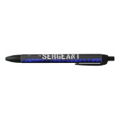 Stylo Noir Le sergent Thin Blue Line Distresse (Bas)