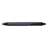 Stylo Noir Le sergent Thin Blue Line Distresse (Dos)