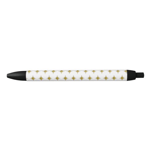 Stylo Noir Le Soleil et la Lune (Devant)