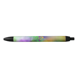 Stylo Noir Le vert violet doré festif de SlipperyJoe sur le t