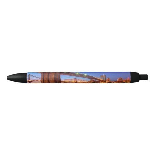 Stylo Noir L'East River, pont de Brooklyn, Manhattan (Devant)