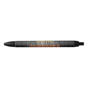 Stylo Noir L'énergie brute de SlipperyJoe's allant commando d