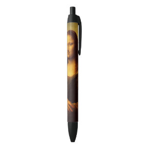 Stylo Noir Leonardo Da Vinci Mona Lisa Peinture d'Art
