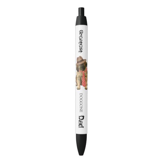Stylo Noir Leonberger Papa (devant Vertical)