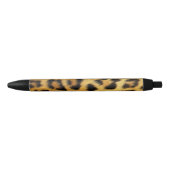 Stylo Noir Leopard fourrure luxueux Rich tendance mode Chat C (Devant)