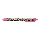 Stylo Noir Léopard noir Brown crémeux (Bas)