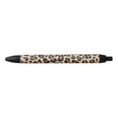 Stylo Noir Leopard Pattern Print  (Devant)