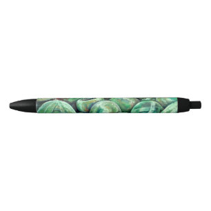 Stylo Noir Les balles de Noël vertes