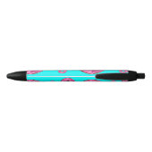 Stylo Noir Les beignets de crème rose (Dos)