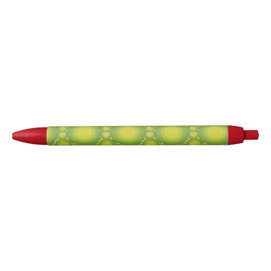 Stylo Noir Les bulles vertes (Devant)