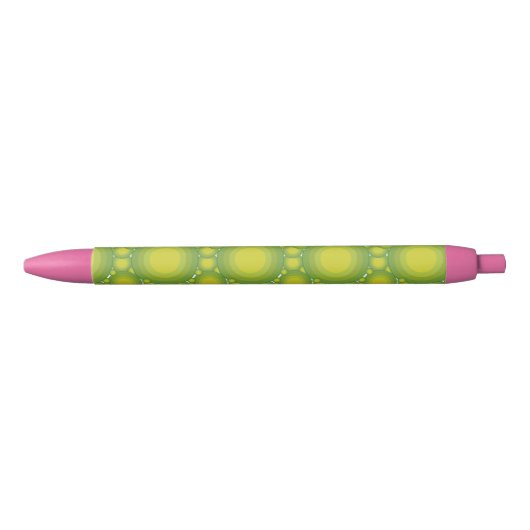 Stylo Noir Les bulles vertes (Devant)