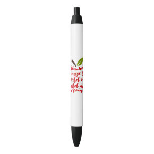 Stylo Noir Les enseignants mignons changent le monde un enfan