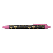 Stylo Noir Les Patters de Seamless avec Golden Keys (Haut)