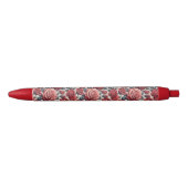 Stylo Noir Les roses sont rouges (Devant)