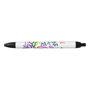 Stylo Noir Les stylos, les chromosomes colorés conçoivent l