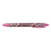 Stylo Noir lettres arabes rose (Bas)