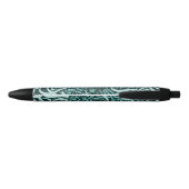 Stylo Noir lettres arabes tiffany (Dos)