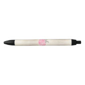 Stylo Noir Lèvres Aquarelle rose XOXO (Devant)