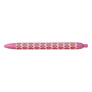 Stylo Noir Lèvres de vampire rouges