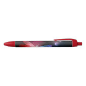 Stylo Noir libellule rouge brillante (Haut)