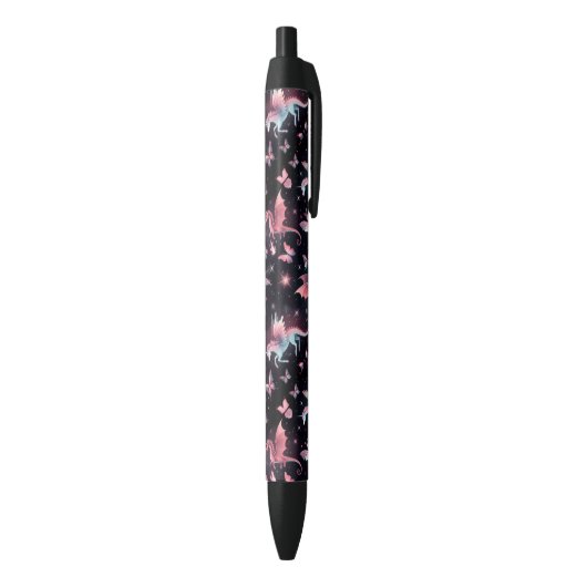 Stylo Noir Licorne Rose Dragon Mix (Bas (Vertical))
