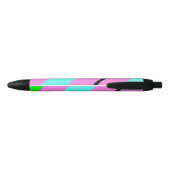 Stylo Noir Lignes colorées (Dos)