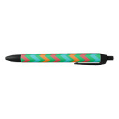 Stylo Noir lignes colorées (Bas)