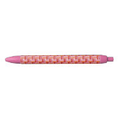 Stylo Noir Lignes croisées (Devant)