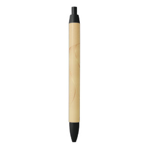 Stylo Noir Lignes d'Or Fluide Art Abstrait de Fond Luxueux