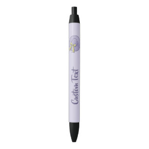 Stylo Noir Lilac, Casquette à large bord