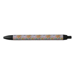 Stylo Noir Lily orange