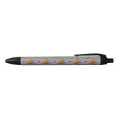 Stylo Noir Lily orange (Haut)