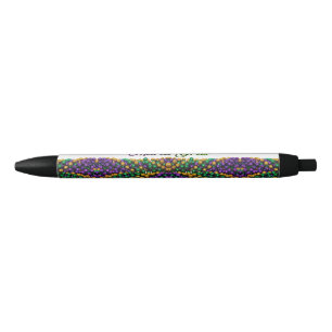 Stylo Noir L'image emblématique sur le thème de Mardi Gras de
