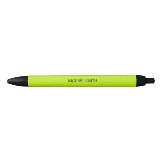 Stylo Noir Lime verte abstract (Devant)