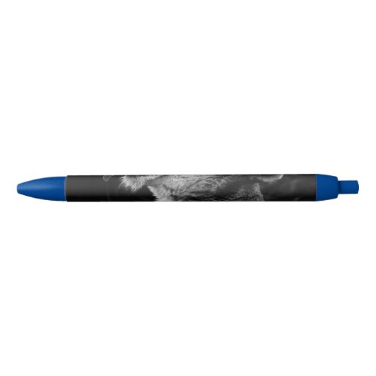 Stylo Noir lion (Devant)