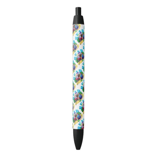 Stylo Noir Livre Wagon (devant Vertical)
