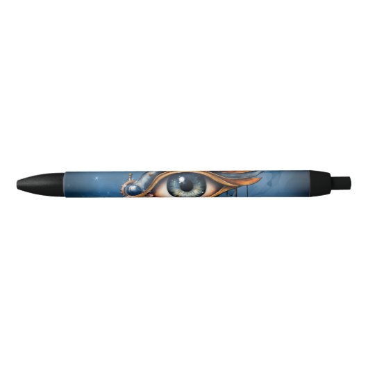 Stylo Noir L'oeil de l'univers (Devant)