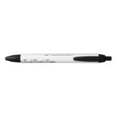 Stylo Noir Logo de la boutique Marcella Essentials (Dos)