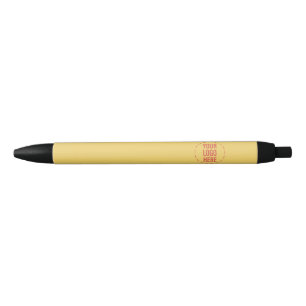 Stylo Noir Logo de la marque Sunny Beach Yellow Theme