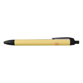 Stylo Noir Logo de la marque Sunny Beach Yellow Theme (Haut)